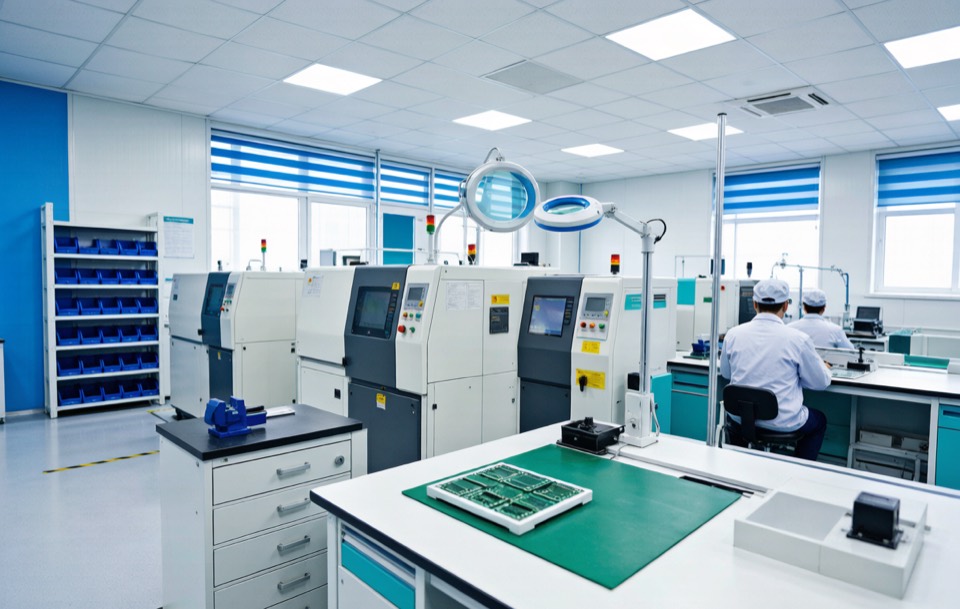 Electronics manufacturing production environment