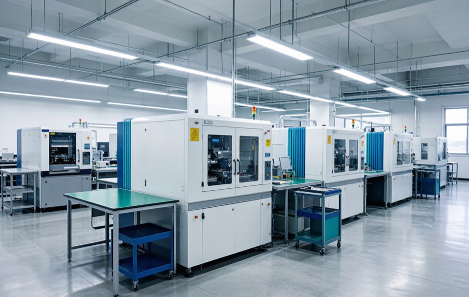 Surface-mount PCB assembly production line